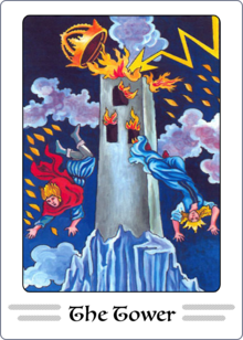 tarot tower card